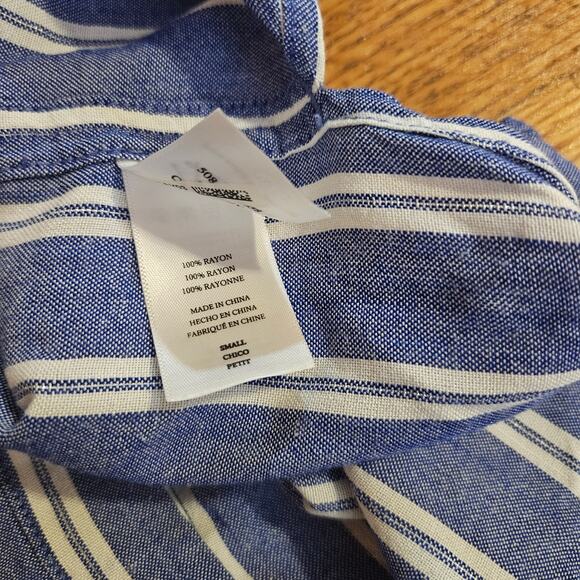 Rails Sydney Arctic Stripe Shirt Size Small - Picture 6 of 7